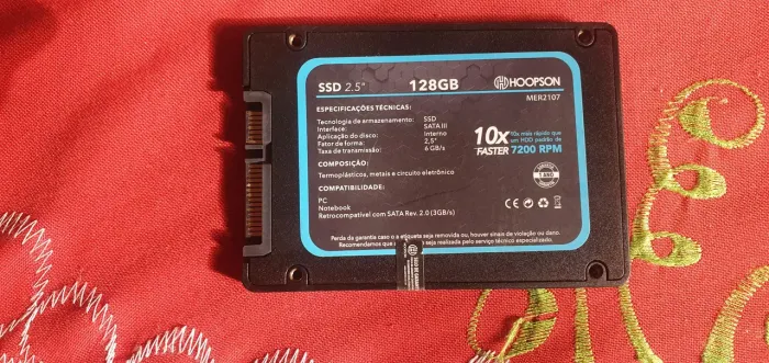 SSD 128 gigas para notebook ou computador 
