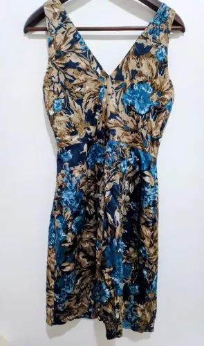 Vestido estampado, Folic.