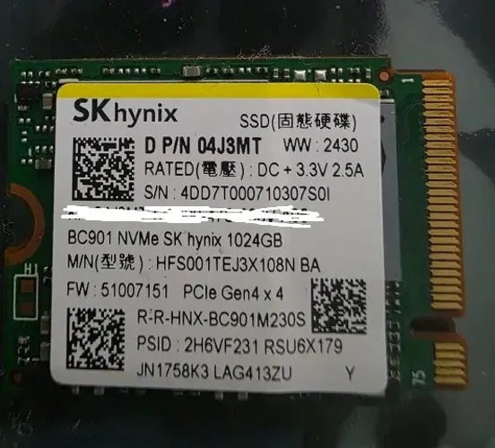 SSD 1tb NVME Gen4