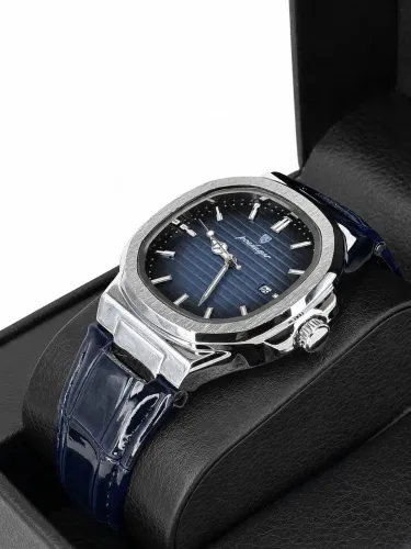 Relógio Masculino Pulseira em Couro