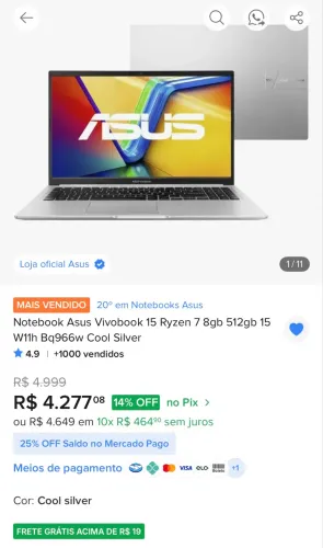 Notbook Asus