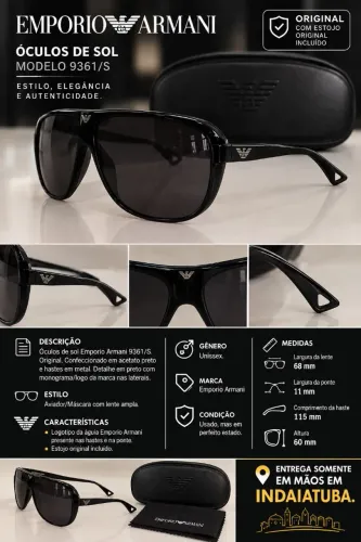 Óculos de sol Emporio Armani 9361/S