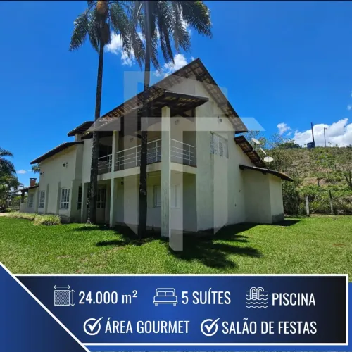 Chácara com 5 dormitórios à venda, 24000 m² por R$ 1.000.000,00 - Caldas - Caldas/MG