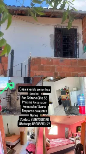 Casa a venda só a de cima