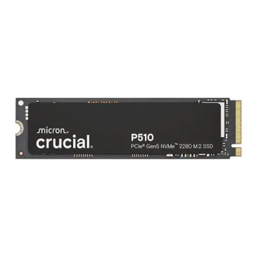 SSD Crucial P510, 1TB, M.2 2280, PCIe NVMe, Leitura 11000MB/s, Gravacao 9500MB/s