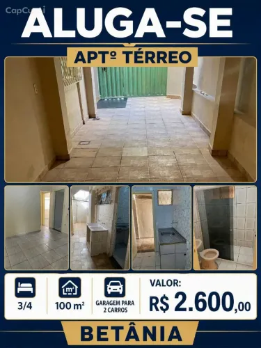 Alugo apt no Betânia 