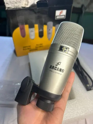 MICROFONE CONDENSADOR USB ARCANO PALLI-GRAY-U