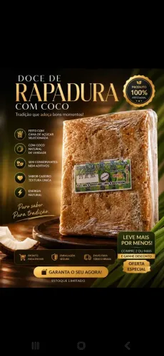 Rapaduras diretamente do Enjenho