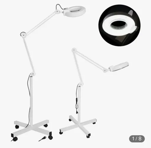 Lupa led estética tripé