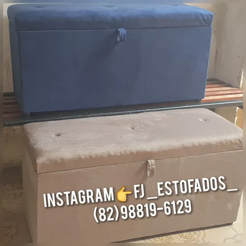 Puffs baú com preço de fábrica whatsapp *