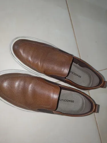 Sapatênis Democrata Denim Fender Marrom (Couro)