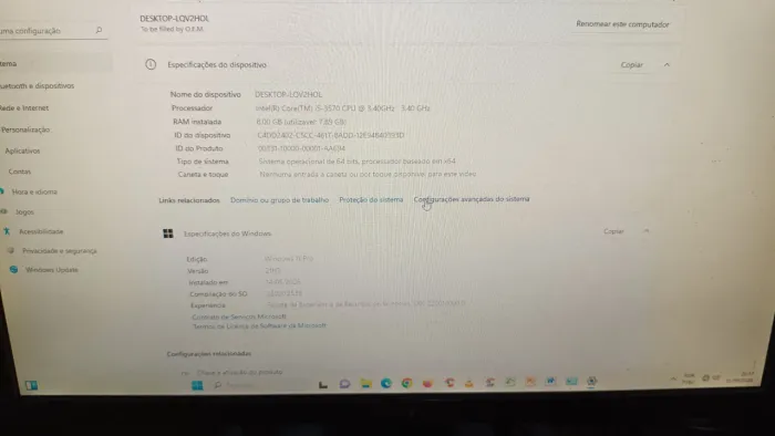 Computadores novos.