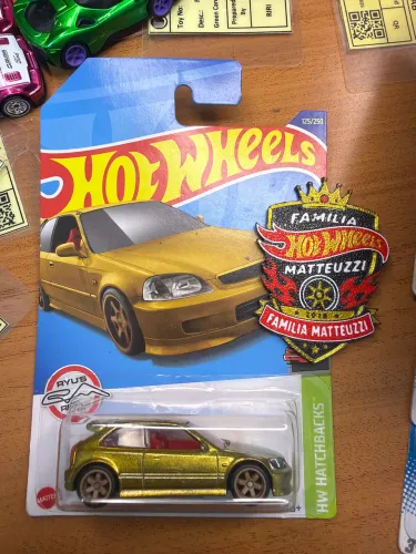 Hotwheels CIVIC DOURADO STH SUPER T-HUNT PROMOÇÃO 