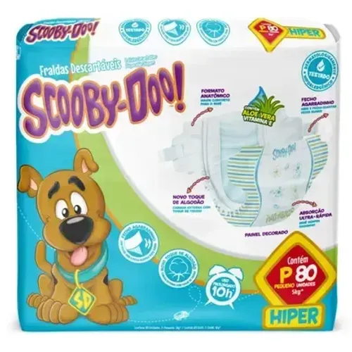 Fralda Scooby Doo Hiper (P) em Sacomã