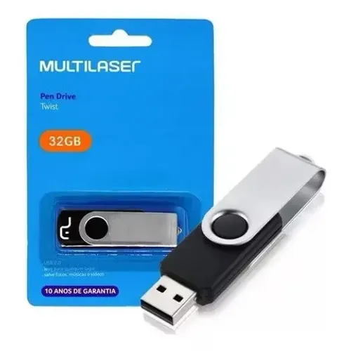 Pen drive 32gb Multilaser Twist PD589 Original