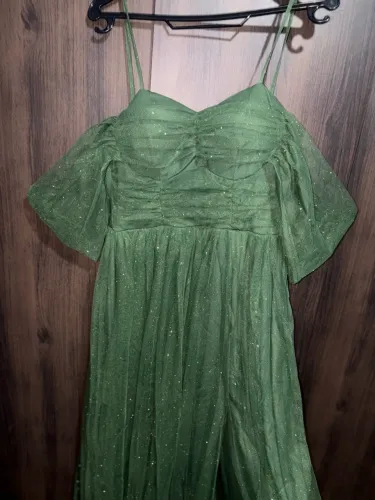 Vestido de festa verde