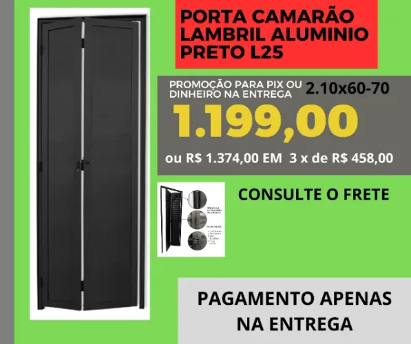 porta lambril preto camarão cod 85