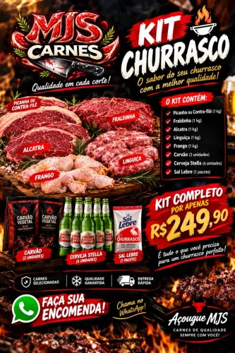 KIT CHURRASCO PERFEITO