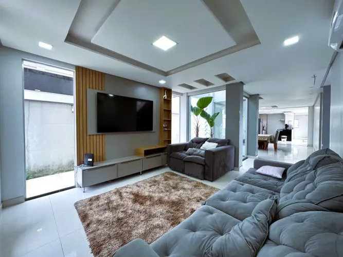 Casa Duplex Sobrado Condomínio Reserva do Parque Ponta Negra 5 Quartos 4 Suítes 360m² Fina