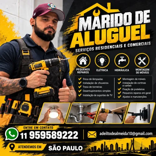 Marido de Aluguel | Reparos e Instalações Residenciais