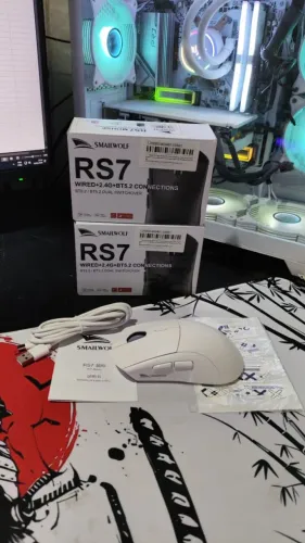 Mouse Gamer SMAILWOLF RS7 PAW3311 12000 DPI - Mesmo Sensor do AttackShark X11 - Entregamos