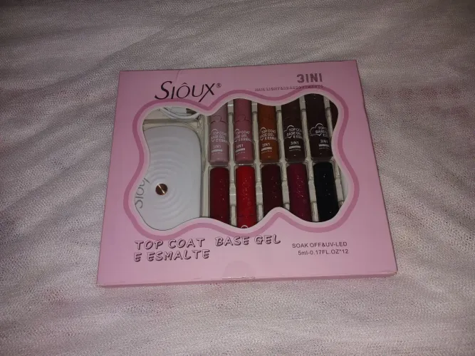 Esmaltes em gel 3 em 1 