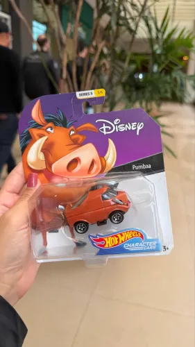 Hot Wheels Characters Cars Pumba Rei Leão Disney