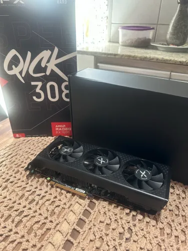 RX 7600 8gb gddr6 - XFX TRIPLO FAN - Caixa e tudo