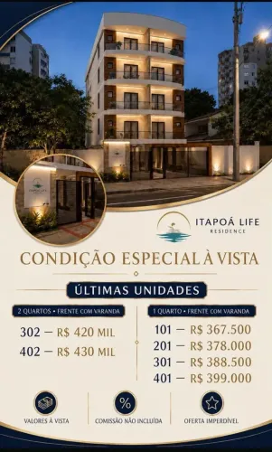 Oportunidade! 2 Quartos com suite em Itapoã! Elevador! Entrega em novembro!