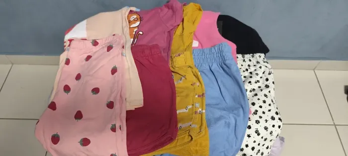 Conjuntos (5 shorts+ 5 blusas) Hering Kids 16 anos