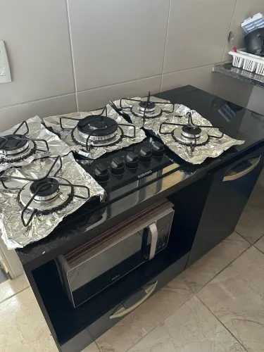 Fogão cooktop 5 bocas Itatiaia Com balcão tudo novo . Somente 8 dias de uso