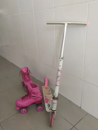 Desapego Patins + Patinete R$ 150,00