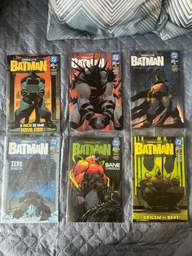 Lote 13 HQs Universo Absolute Dc (Absolute Batman, Caçador de Marte e Mulher maravilha)