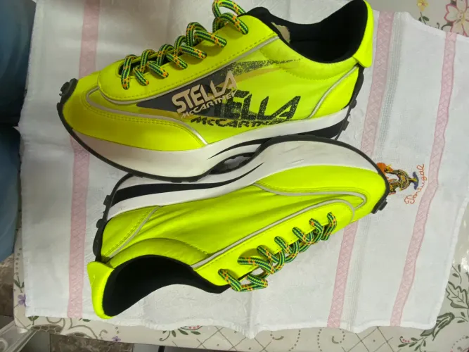 Tênis Stella McCartney Plataforma Neon - Original - Tamanho 35-36