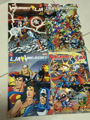 LIGA DA JUSTIÇA E VINGADORES