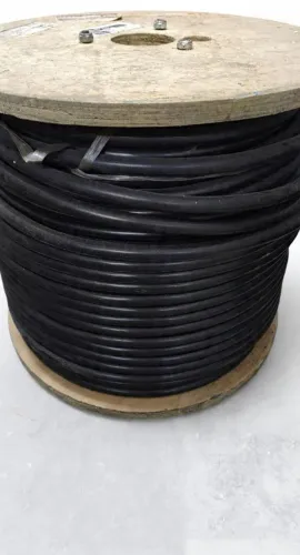 200m x Cabo Flexível 70mm na cor preta
