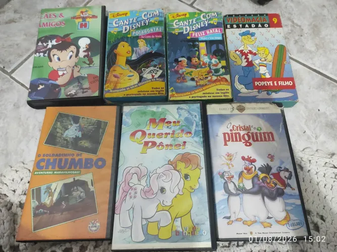 Fitas VHS (infantis) diversos