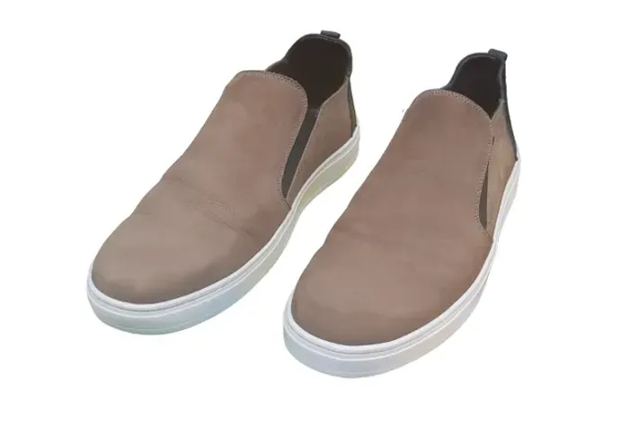 Tênis CNS Masculino Slip-On CNS Marrom e Preto