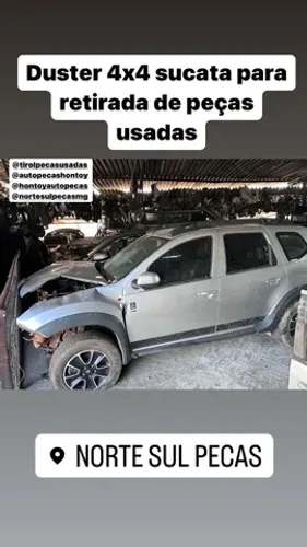 Sucata duster 4x4 2016 para retirada de peças 