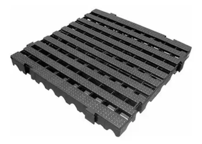 Pallet Estrado Palet de Plástico 50x50cm Palete Preto