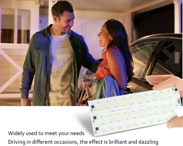 Led Placa 50w, Branco Quente Chip Ac 220v Holofote Refletor smd 2835  Arduino COD-CP650 