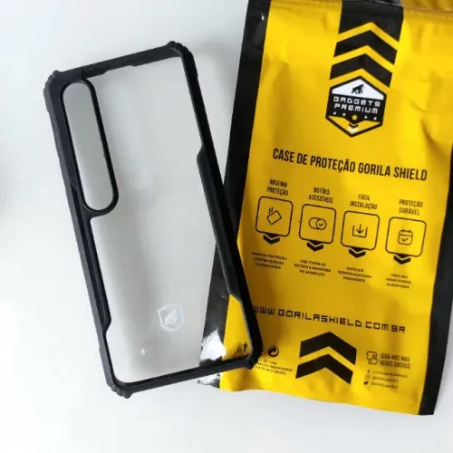 NOVA | Capa Celular Xiaomi Mi 10 / Mi 10 Pro Gshield Dual Shock X Preta - Promoção