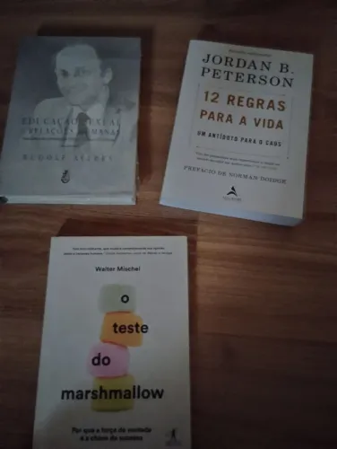 Livros 12 regras, Teste do Mashmallow e Educação Sexual