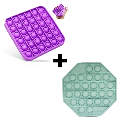 Pop It Brinquedo Sensorial 2 por 1