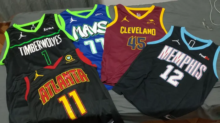 Kit 5 Camisetas de Basquete 