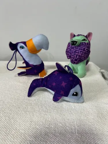 Mini pelúcias - Coleção MC donalds - 