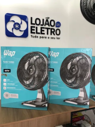 Ventilador de Mesa e Parede Wap Flow Turbo 180W - 3 Velocidades