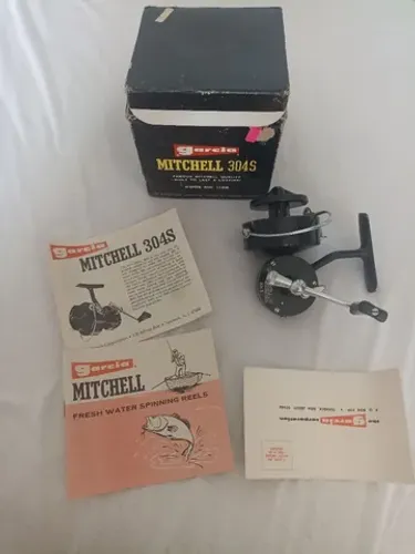 Molinete mitchell 304 S na caixa