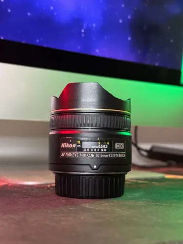 Lente fisheye 10m Nikon