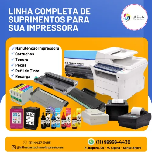 Manutenção em Impressora Laser Térmica Jato de Tinta Eco Tank 